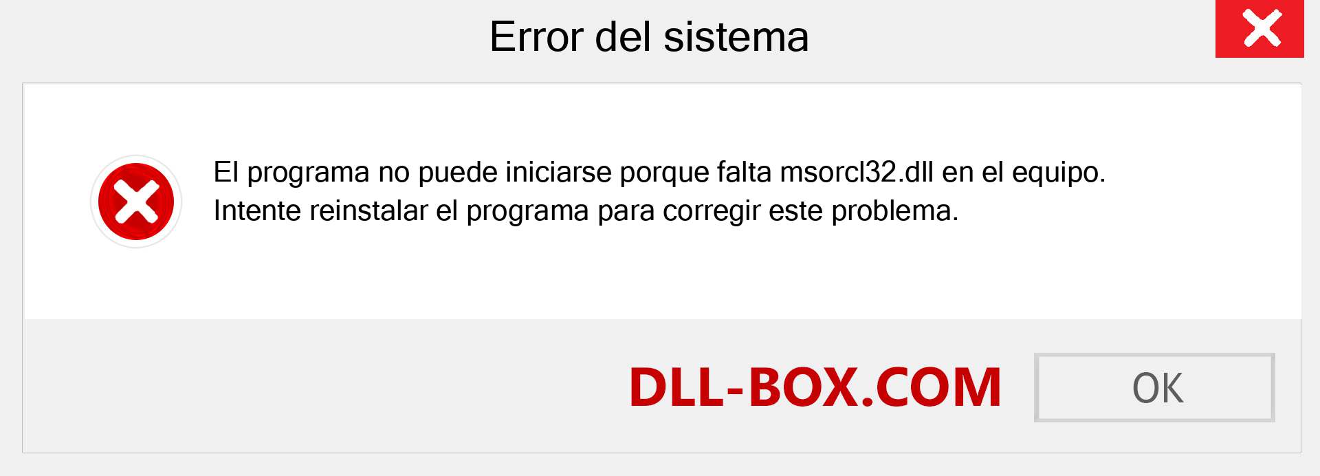 ¿Falta el archivo msorcl32.dll ?. Descargar para Windows 7, 8, 10 - Corregir msorcl32 dll Missing Error en Windows, fotos, imágenes