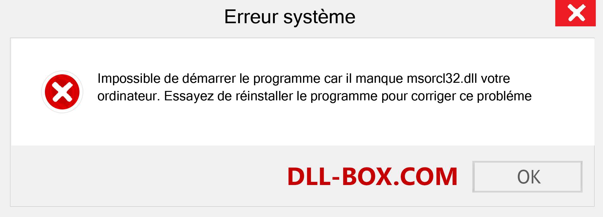 Le fichier msorcl32.dll est manquant ?. Télécharger pour Windows 7, 8, 10 - Correction de l'erreur manquante msorcl32 dll sur Windows, photos, images